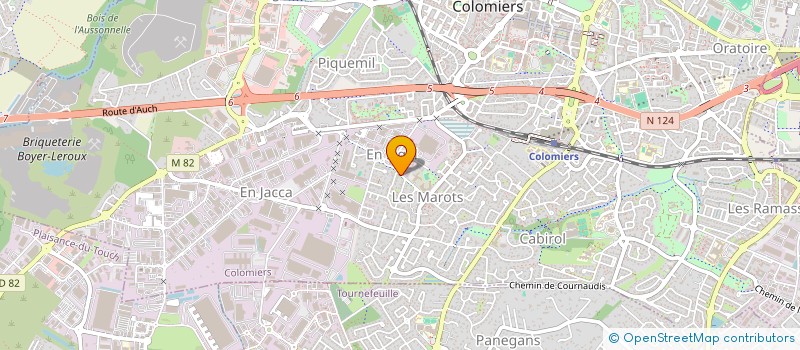 localisation de l'entreprise 2MTC à COLOMIERS