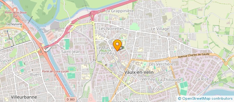 localisation de l'entreprise 2MTE à VAULX-EN-VELIN