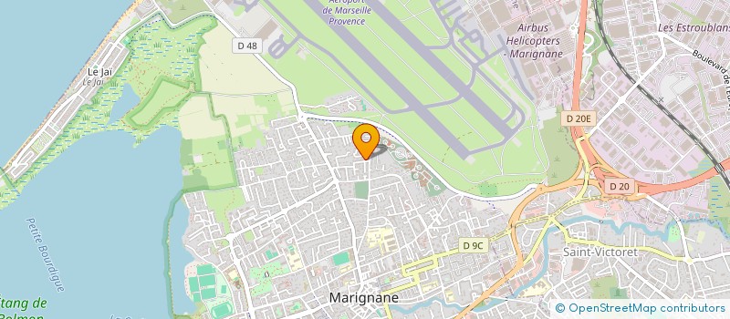 localisation de l'entreprise 2MTP à MARIGNANE