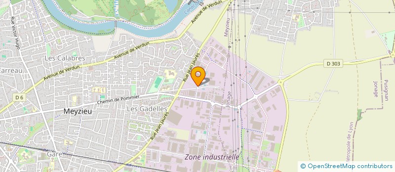 localisation de l'entreprise 2MVP  MEYZIEU