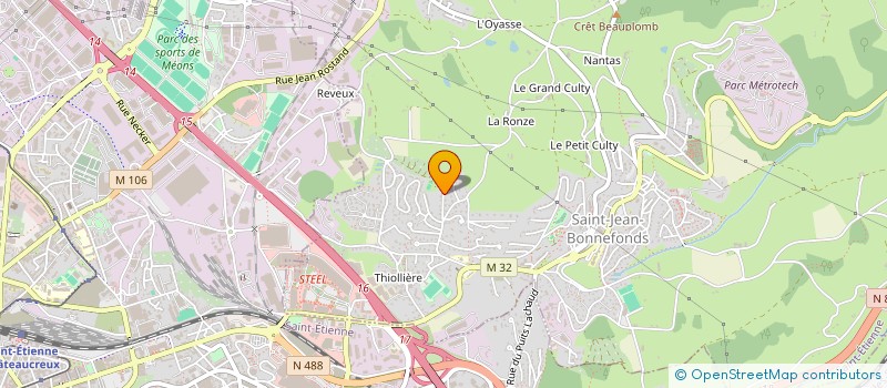 localisation de l'entreprise 2MZ  SAINT-JEAN-BONNEFONDS