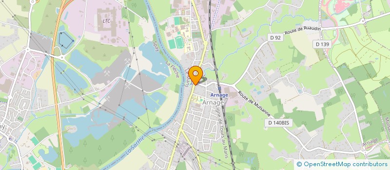 localisation de l'entreprise 2N à ARNAGE