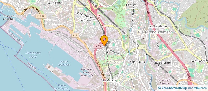 localisation de l'entreprise 2N COLIS  MARSEILLE