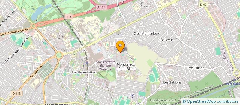 localisation de l'entreprise 2N CONCEPT à SEVRAN