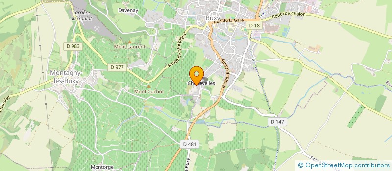 localisation de l'entreprise 2N HOLDING  BUXY