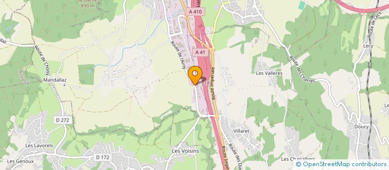 localisation de l'entreprise 2N IMMO à ALLONZIER-LA-CAILLE