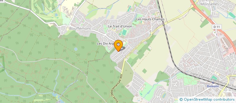 localisation de l'entreprise 2N IMMO  DOMONT