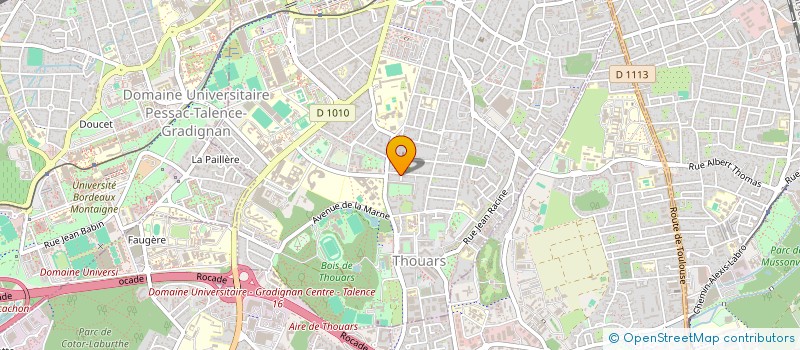 localisation de l'entreprise 2N INVEST à TALENCE