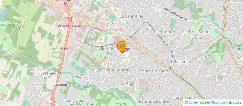 localisation de l'entreprise 2N.S.P. à SAINT-HERBLAIN