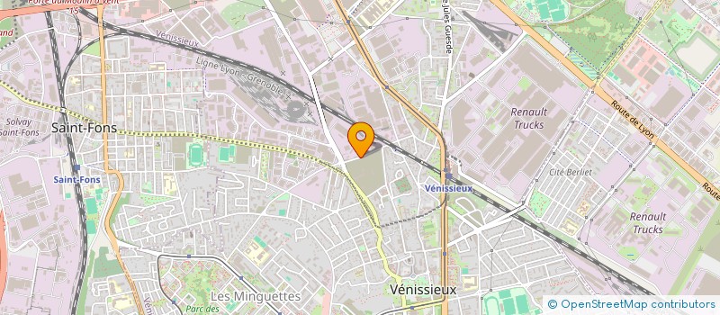 localisation de l'entreprise 2N2M à VENISSIEUX