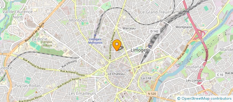 localisation de l'entreprise 2NCA CONSEIL  LIMOGES