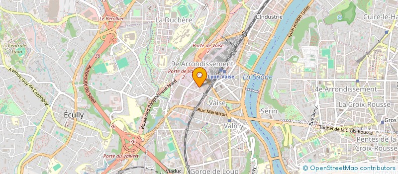 localisation de l'entreprise 2ND STEP  LYON