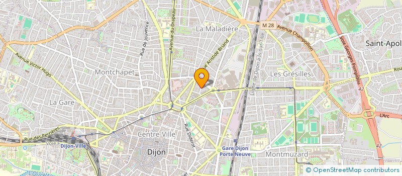 localisation de l'entreprise 2NDE CHANCE MM à DIJON