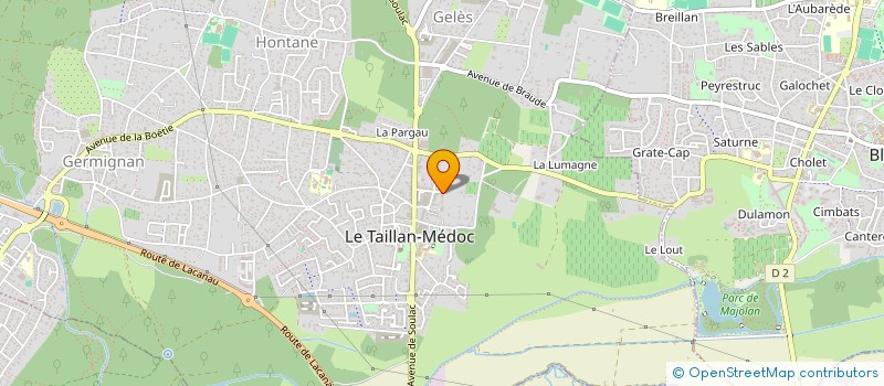localisation de l'entreprise 2NDE VIE SECONDE VIE à LE TAILLAN-MEDOC