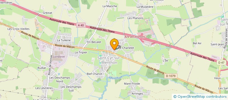 localisation de l'entreprise 2NF  SAINT-CYR-SUR-MENTHON