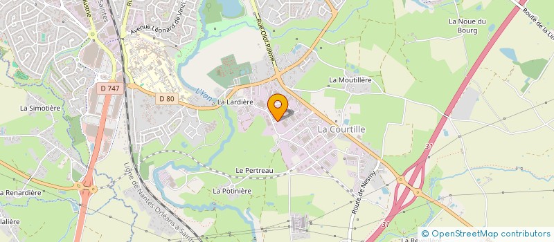 localisation de l'entreprise 2NFB à LA ROCHE-SUR-YON