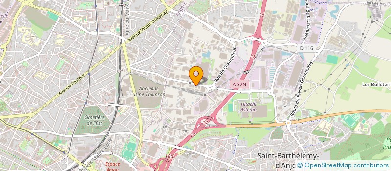 localisation de l'entreprise 2NG  SAINT-BARTHELEMY-D'ANJOU