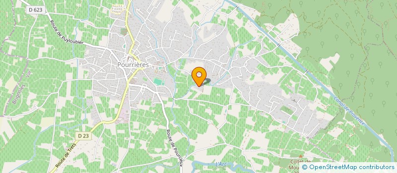 localisation de l'entreprise 2NHS  POURRIERES