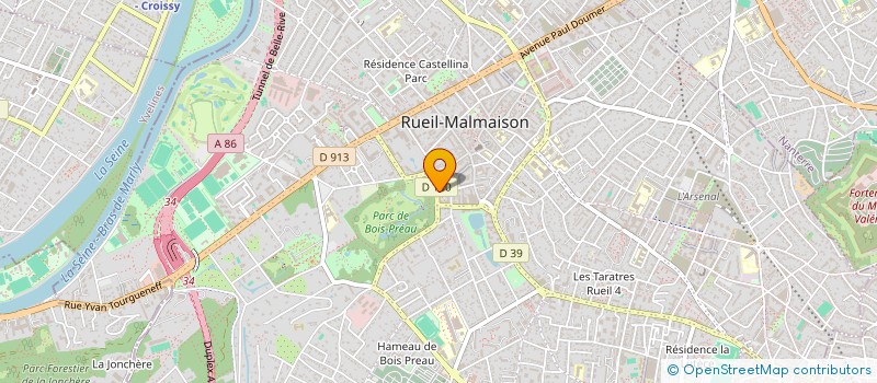 localisation de l'entreprise 2NI PRO  RUEIL-MALMAISON
