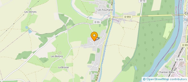 localisation de l'entreprise 2NLG  BANNAY