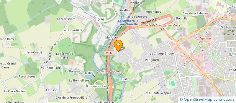localisation de l'entreprise 2NP INVEST à SAINT-CYR-SUR-LOIRE