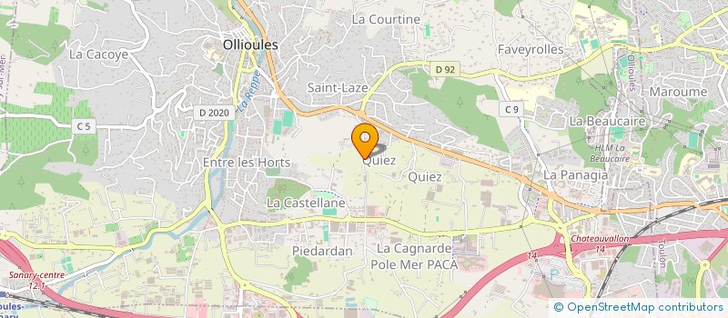localisation de l'entreprise 2NVD à OLLIOULES