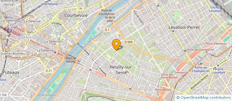 localisation de l'entreprise 2P-1 à NEUILLY-SUR-SEINE