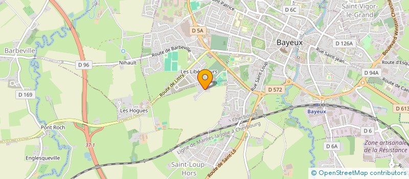 localisation de l'entreprise 2P  SAINT-LOUP-HORS