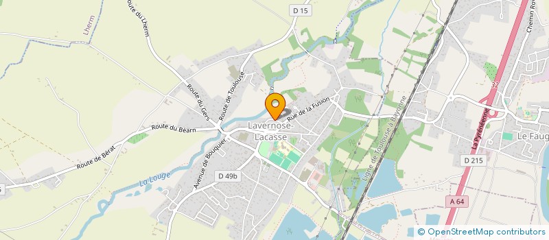 localisation de l'entreprise 2P  LAVERNOSE-LACASSE