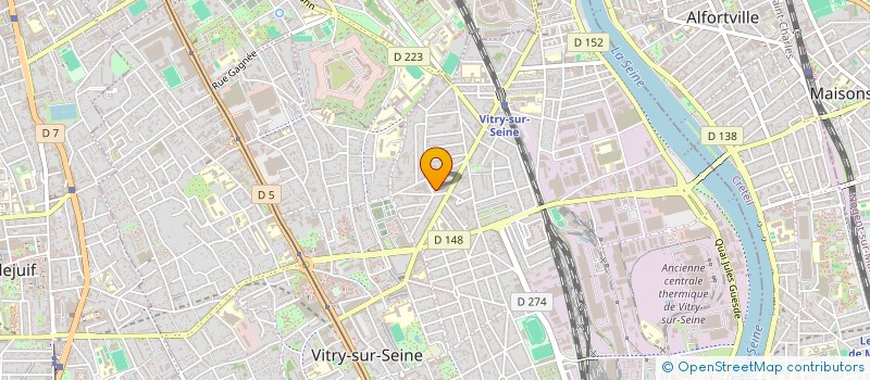 localisation de l'entreprise 2P  VITRY-SUR-SEINE