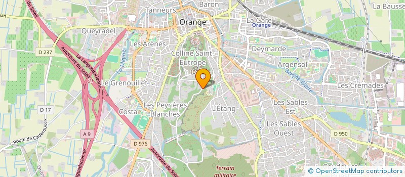 localisation de l'entreprise 2P  ORANGE