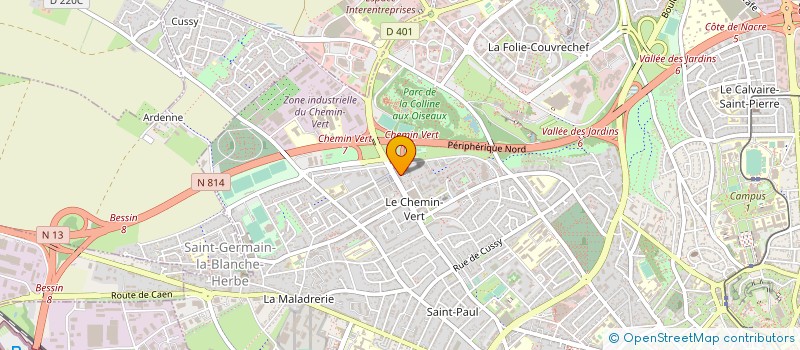 localisation de l'entreprise 2P BOUMAIZA à CAEN