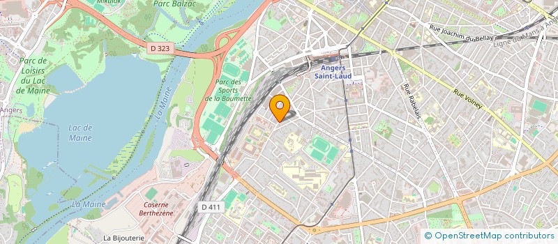 localisation de l'entreprise 2P CORPORATE à ANGERS