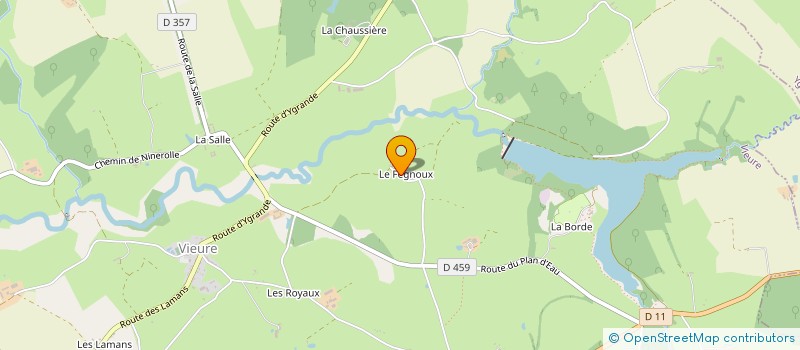 localisation de l'entreprise 2P DIAGNOSTICS  VIEURE