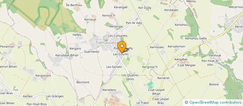 localisation de l'entreprise 2P GUINGAMP  TREMAOUEZAN