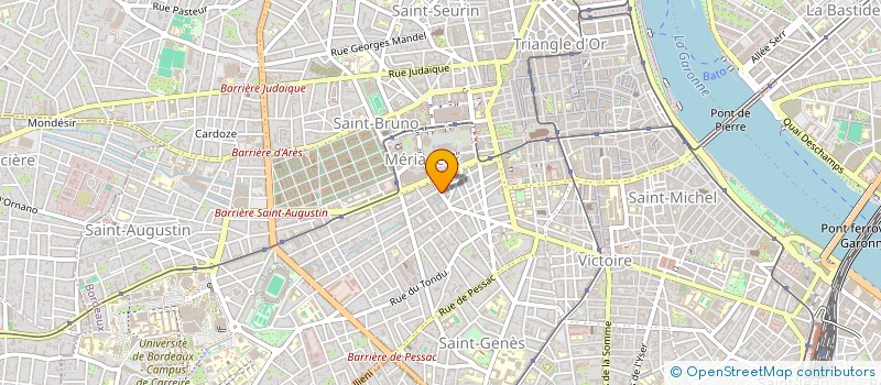 localisation de l'entreprise 2P HEREDITATEM  BORDEAUX