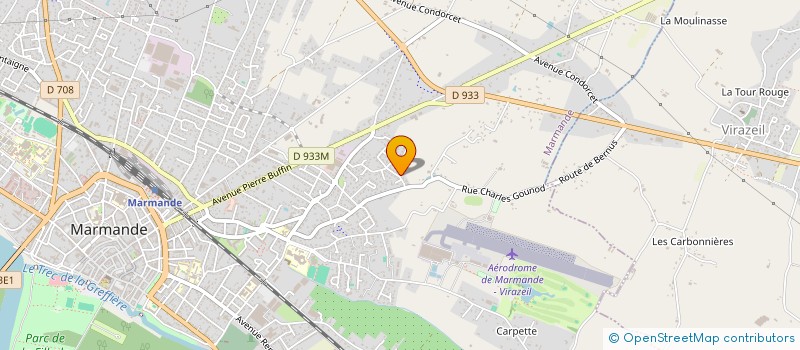 localisation de l'entreprise 2P INVEST  VIRAZEIL