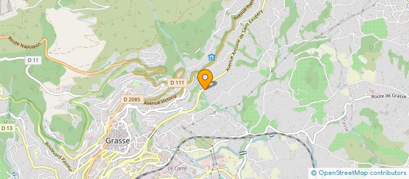 localisation de l'entreprise 2P INVEST  GRASSE