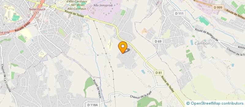 localisation de l'entreprise 2P INVEST  TERSSAC