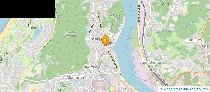 localisation de l'entreprise 2P INVEST  ANGLET