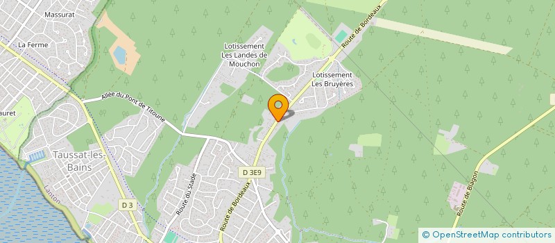 localisation de l'entreprise 2P INVEST  LANTON