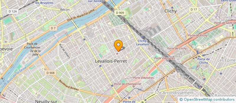 localisation de l'entreprise 2P&S à LEVALLOIS-PERRET