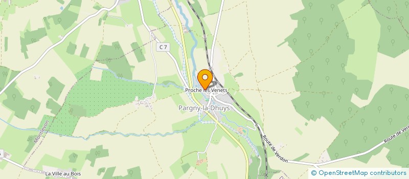 localisation de l'entreprise 2P2A à PARGNY-LA-DHUYS