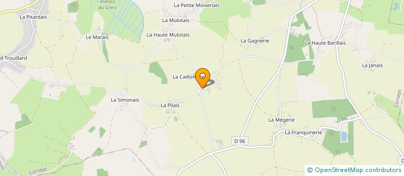 localisation de l'entreprise 2P2A  CORSEPT