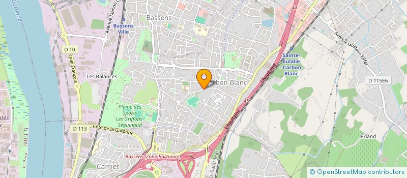 localisation de l'entreprise 2P2IL  CARBON-BLANC