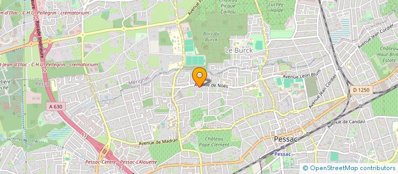 localisation de l'entreprise 2P2M à PESSAC