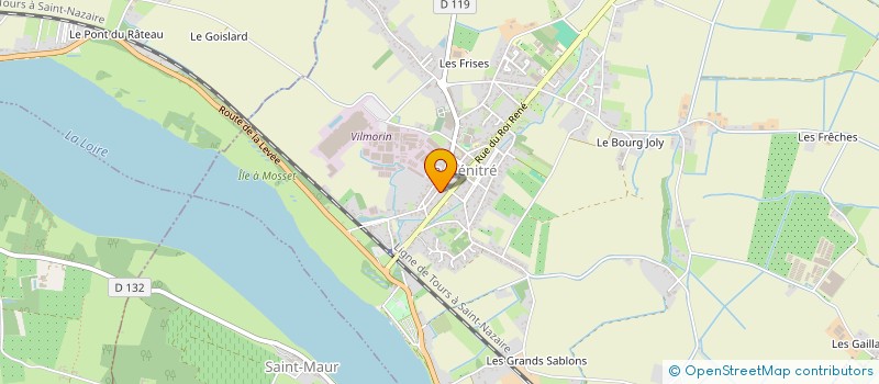 localisation de l'entreprise 2P3L à BRISSAC LOIRE AUBANCE