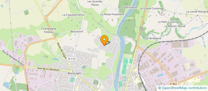 localisation de l'entreprise 2PA  CHATEAU-GONTIER-SUR-MAYENNE