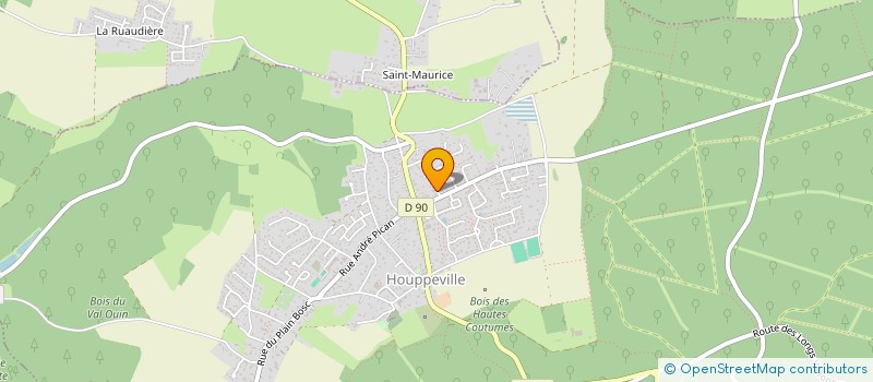 localisation de l'entreprise 2PAC à HOUPPEVILLE