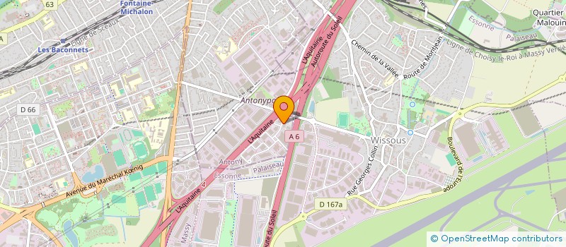 localisation de l'entreprise 2PB à ANTONY